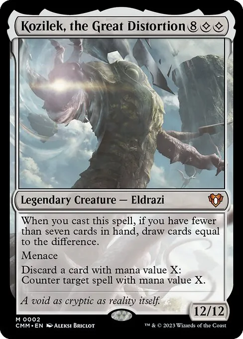 Kozilek, the Great Distortion — Commander Masters