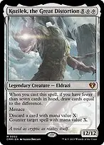 Kozilek, the Great Distortion — Commander Masters