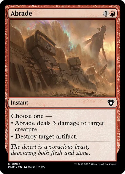 Abrade — Commander Masters