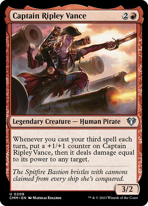 Captain Ripley Vance — Commander Masters