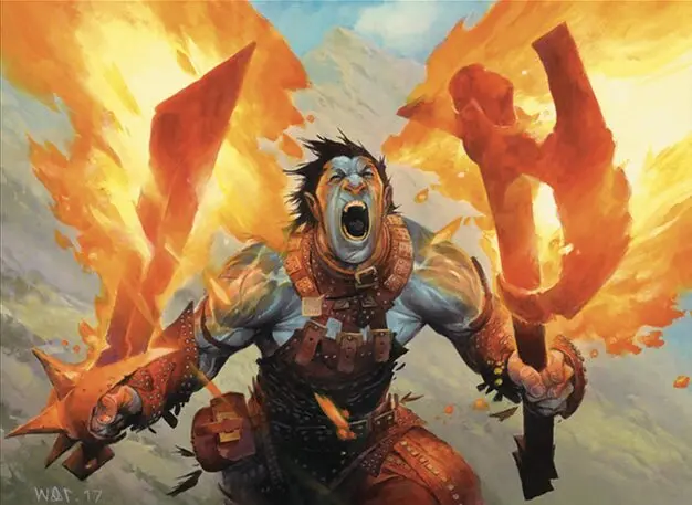 Art detail — Champion of the Flame