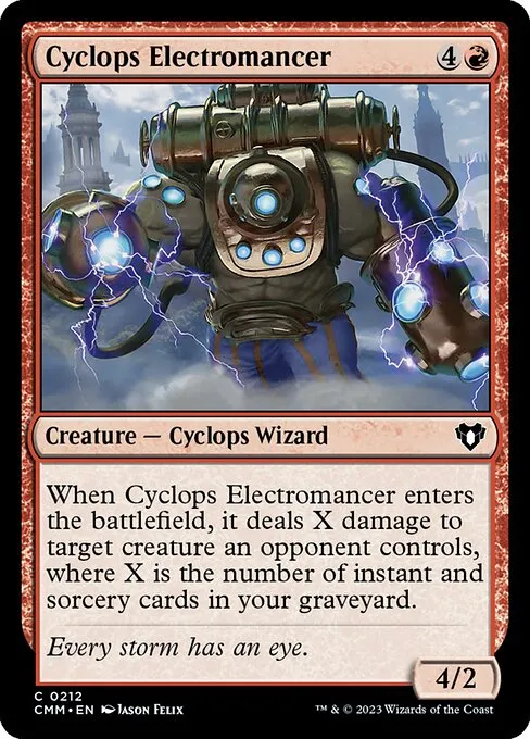 Cyclops Electromancer — Commander Masters