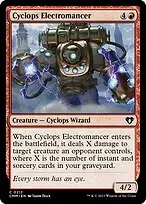 Cyclops Electromancer — Commander Masters