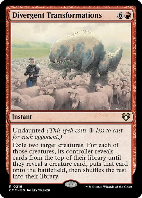 Divergent Transformations — Commander Masters