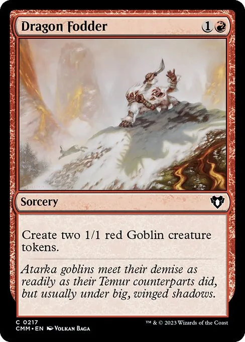 Dragon Fodder — Commander Masters