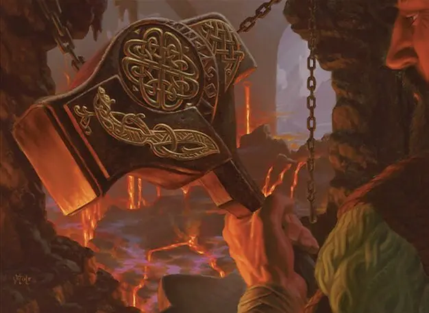 Art detail — Dwarven Hammer