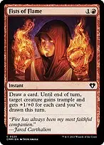Fists of Flame — Commander Masters