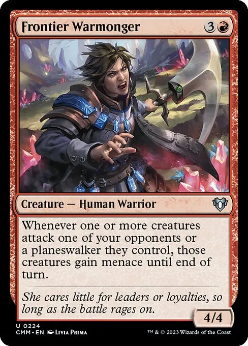 Frontier Warmonger — Commander Masters