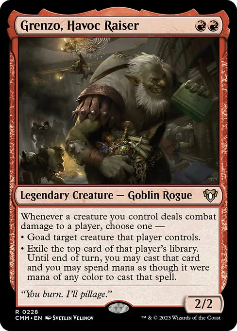 Grenzo, Havoc Raiser — Commander Masters