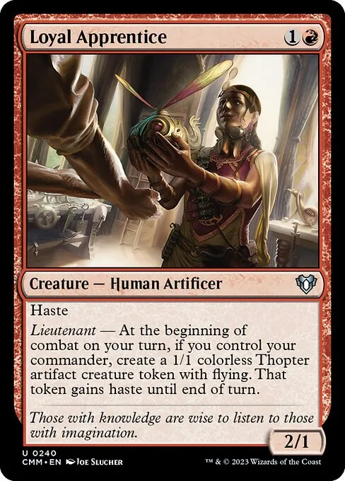 Loyal Apprentice — Commander Masters