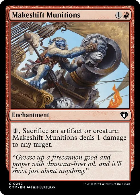 Makeshift Munitions — Commander Masters