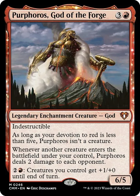 Purphoros, God of the Forge — Commander Masters