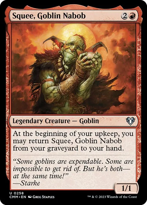 Squee, Goblin Nabob — Commander Masters