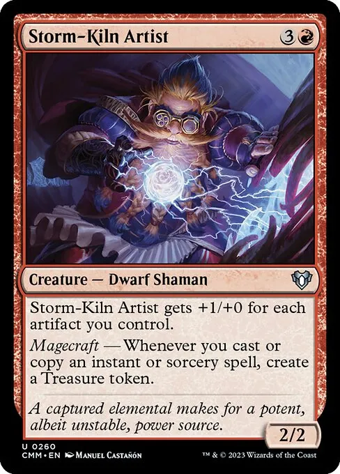 Storm-Kiln Artist — Commander Masters