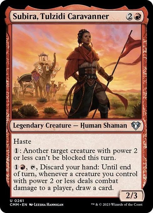Subira, Tulzidi Caravanner — Commander Masters