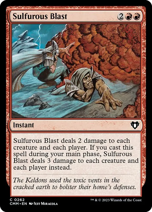 Sulfurous Blast — Commander Masters