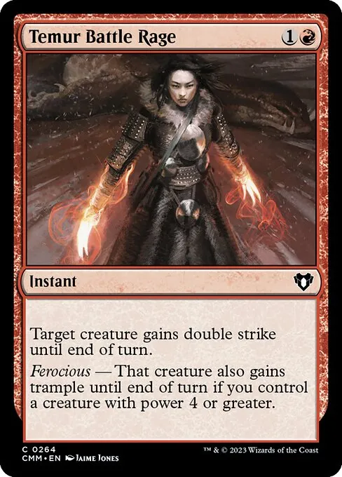 Temur Battle Rage — Commander Masters