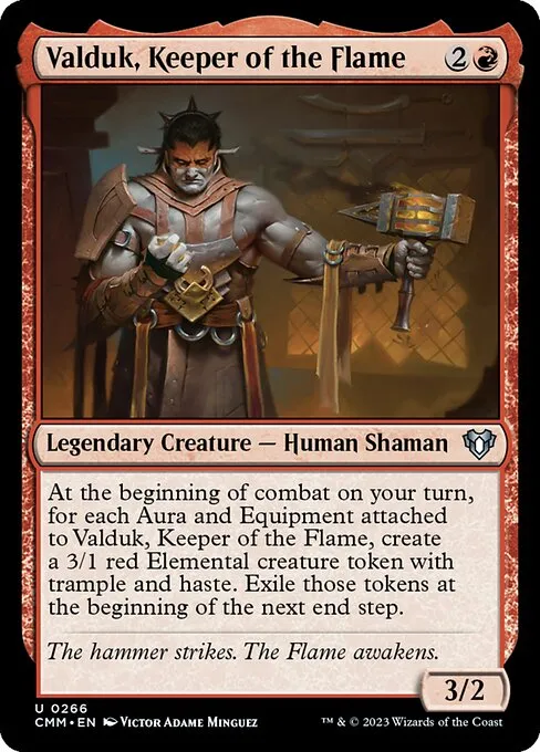 Valduk, Keeper of the Flame — Commander Masters