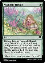 Abundant Harvest — Commander Masters