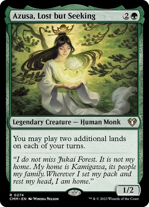 Azusa, Lost but Seeking — Commander Masters