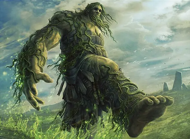 Art detail — Beanstalk Giant // Fertile Footsteps