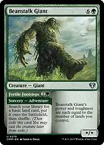 Beanstalk Giant // Fertile Footsteps — Commander Masters