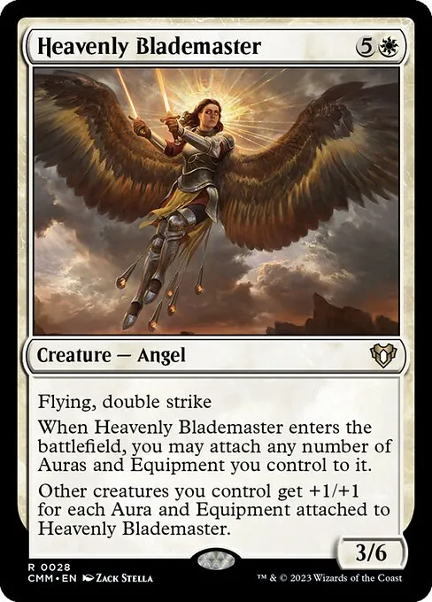 Heavenly Blademaster — Commander Masters
