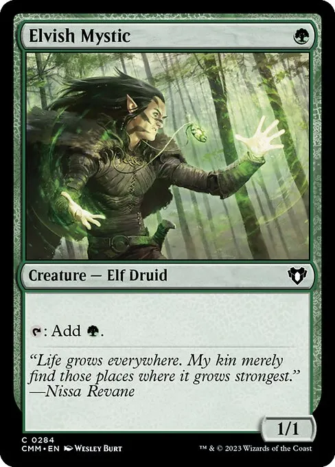 Elvish Mystic — Commander Masters