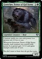 Goreclaw, Terror of Qal Sisma — Commander Masters