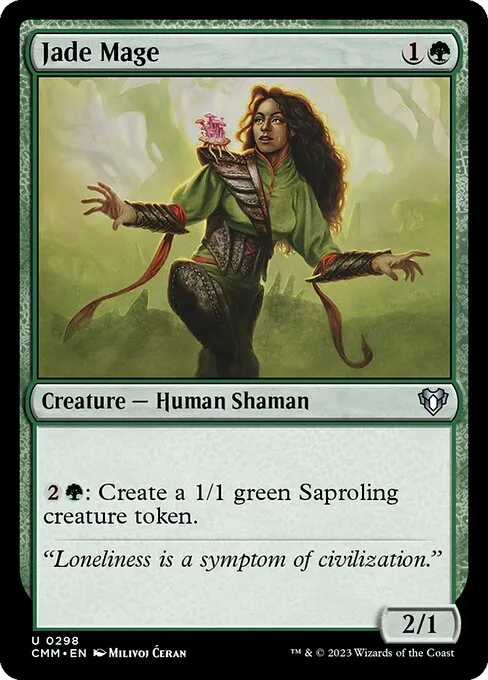 Jade Mage — Commander Masters