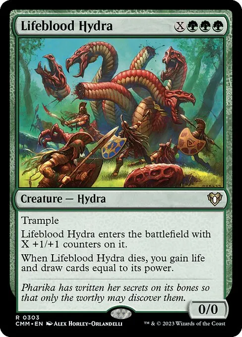 Lifeblood Hydra — Commander Masters
