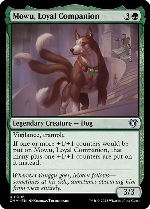 Mowu, Loyal Companion — Commander Masters