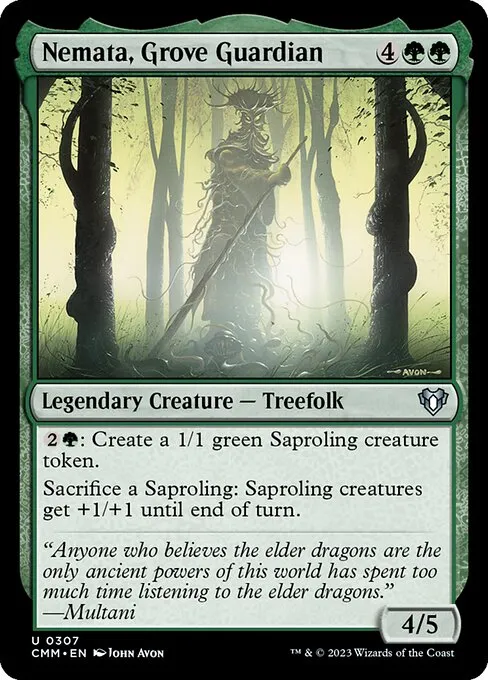 Nemata, Grove Guardian — Commander Masters