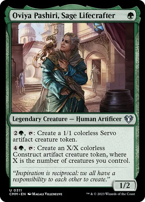 Oviya Pashiri, Sage Lifecrafter — Commander Masters