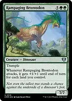 Rampaging Brontodon — Commander Masters