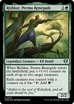 Rishkar, Peema Renegade — Commander Masters