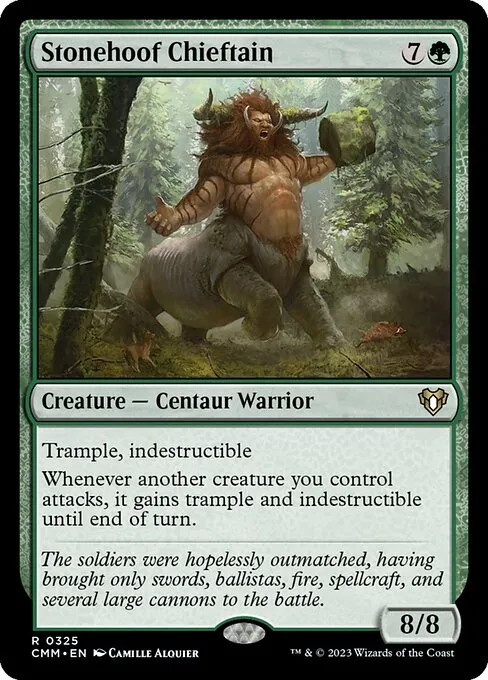 Stonehoof Chieftain — Commander Masters
