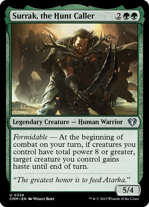 Surrak, the Hunt Caller — Commander Masters