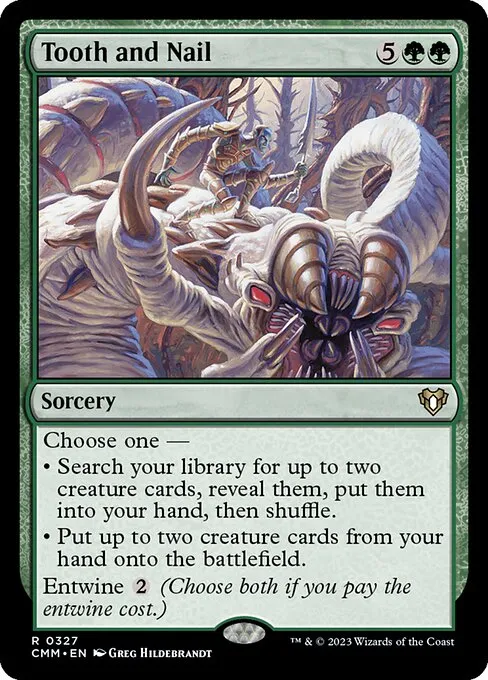Tooth and Nail — Commander Masters