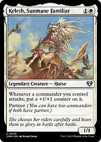 Keleth, Sunmane Familiar — Commander Masters