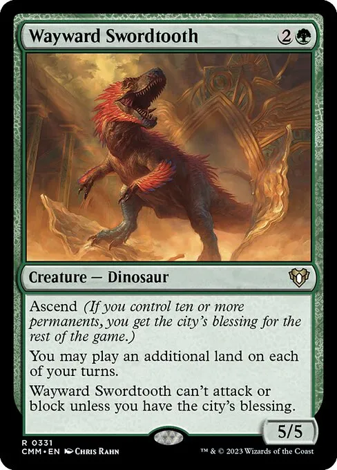 Wayward Swordtooth — Commander Masters