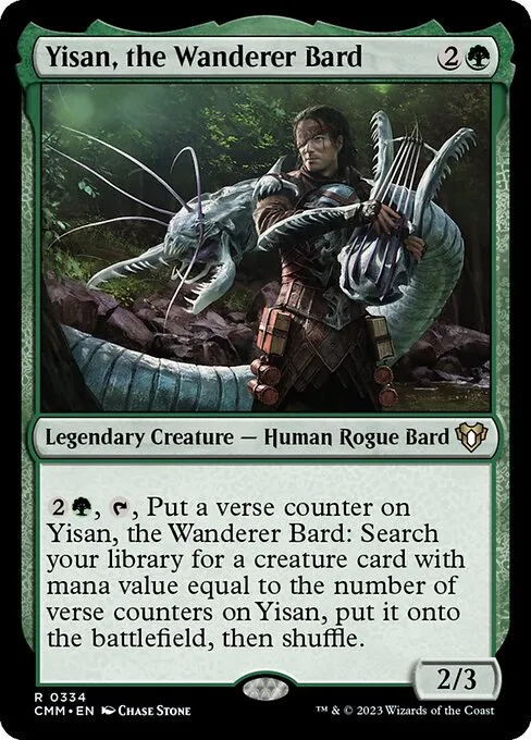 Yisan, the Wanderer Bard — Commander Masters