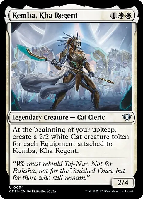Kemba, Kha Regent — Commander Masters