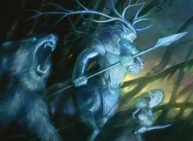 Art detail — Karador, Ghost Chieftain