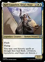 Raff Capashen, Ship's Mage — Commander Masters
