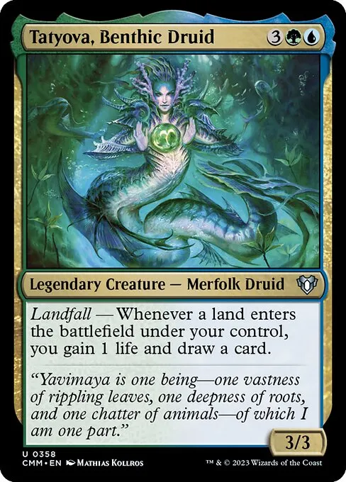 Tatyova, Benthic Druid — Commander Masters