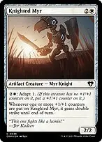 Knighted Myr — Commander Masters