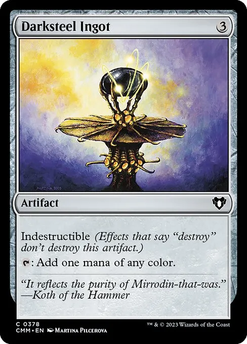 Darksteel Ingot — Commander Masters