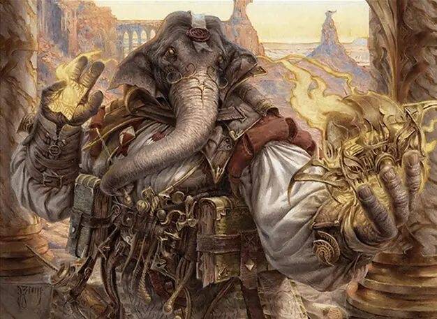 Art detail — Losheel, Clockwork Scholar