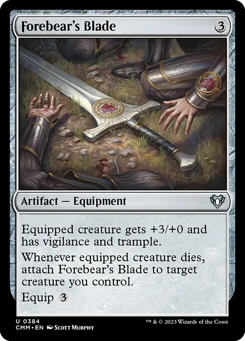 Forebear's Blade — Commander Masters